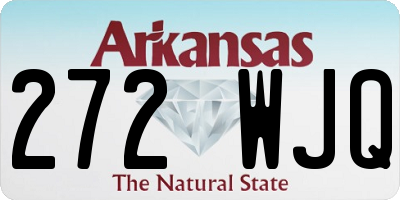 AR license plate 272WJQ