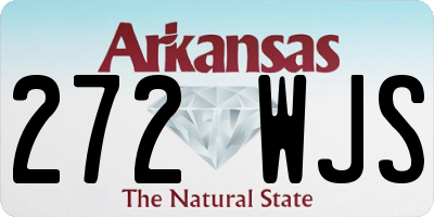 AR license plate 272WJS