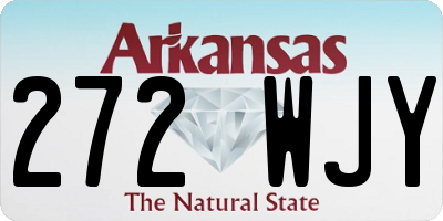 AR license plate 272WJY