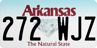 AR license plate 272WJZ
