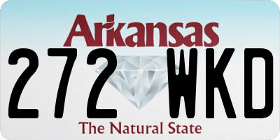 AR license plate 272WKD