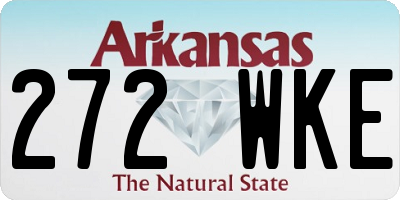 AR license plate 272WKE