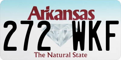 AR license plate 272WKF