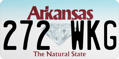 AR license plate 272WKG
