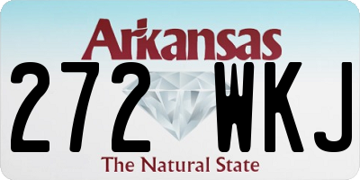 AR license plate 272WKJ