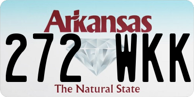 AR license plate 272WKK