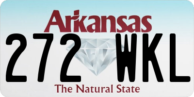 AR license plate 272WKL