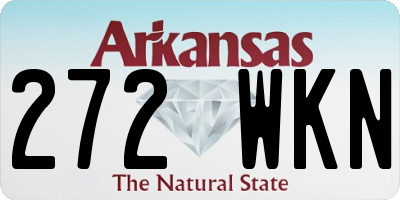 AR license plate 272WKN