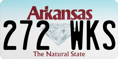 AR license plate 272WKS