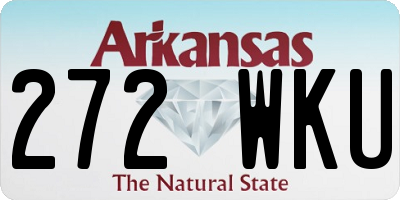 AR license plate 272WKU