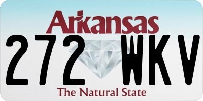 AR license plate 272WKV