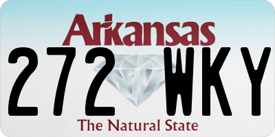 AR license plate 272WKY