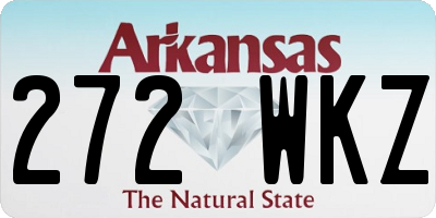 AR license plate 272WKZ