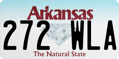AR license plate 272WLA