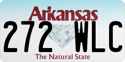 AR license plate 272WLC