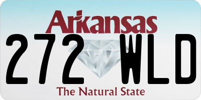 AR license plate 272WLD
