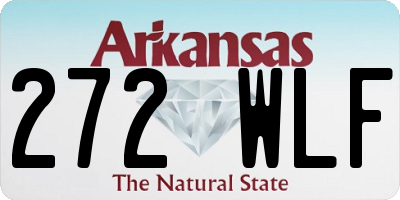 AR license plate 272WLF