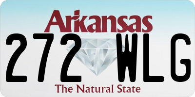 AR license plate 272WLG