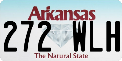 AR license plate 272WLH