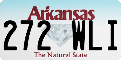 AR license plate 272WLI
