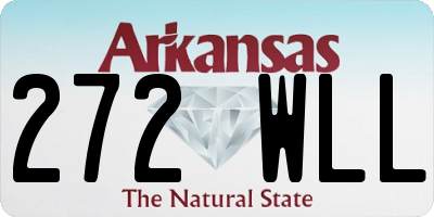 AR license plate 272WLL