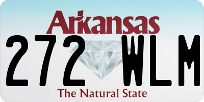 AR license plate 272WLM