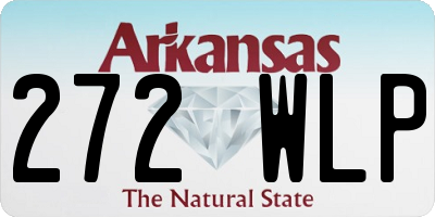 AR license plate 272WLP