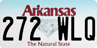 AR license plate 272WLQ