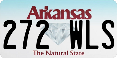 AR license plate 272WLS