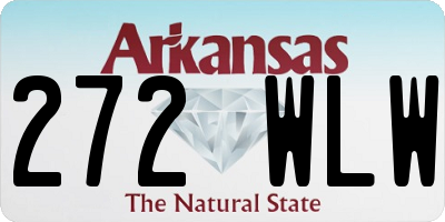 AR license plate 272WLW