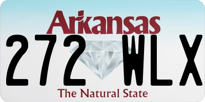 AR license plate 272WLX