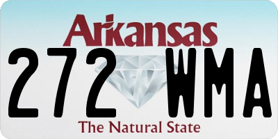 AR license plate 272WMA