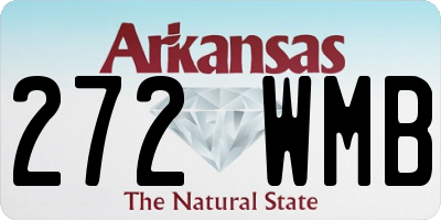 AR license plate 272WMB