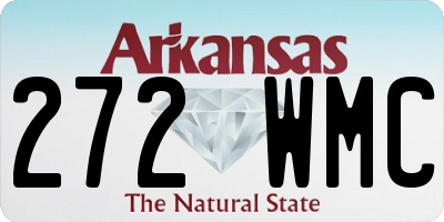 AR license plate 272WMC