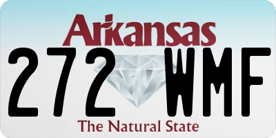 AR license plate 272WMF