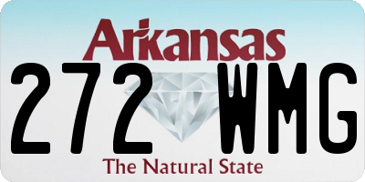 AR license plate 272WMG