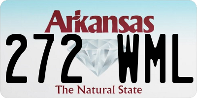 AR license plate 272WML