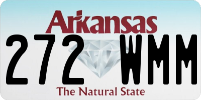 AR license plate 272WMM