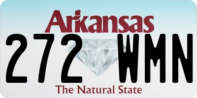 AR license plate 272WMN
