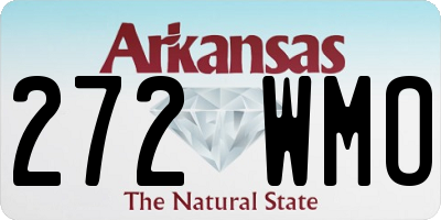 AR license plate 272WMO