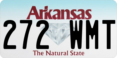 AR license plate 272WMT