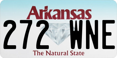 AR license plate 272WNE