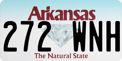 AR license plate 272WNH