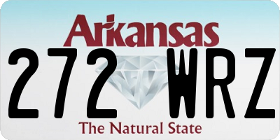 AR license plate 272WRZ