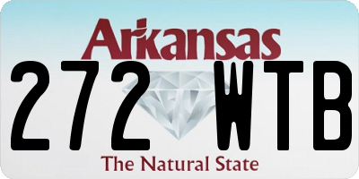 AR license plate 272WTB