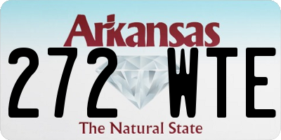 AR license plate 272WTE