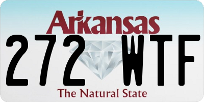 AR license plate 272WTF