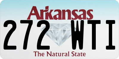 AR license plate 272WTI