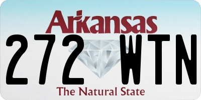 AR license plate 272WTN