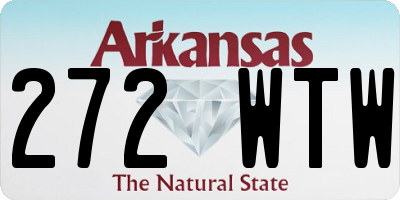 AR license plate 272WTW